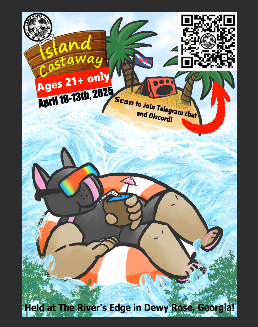 Camp Paws 2025 Flier